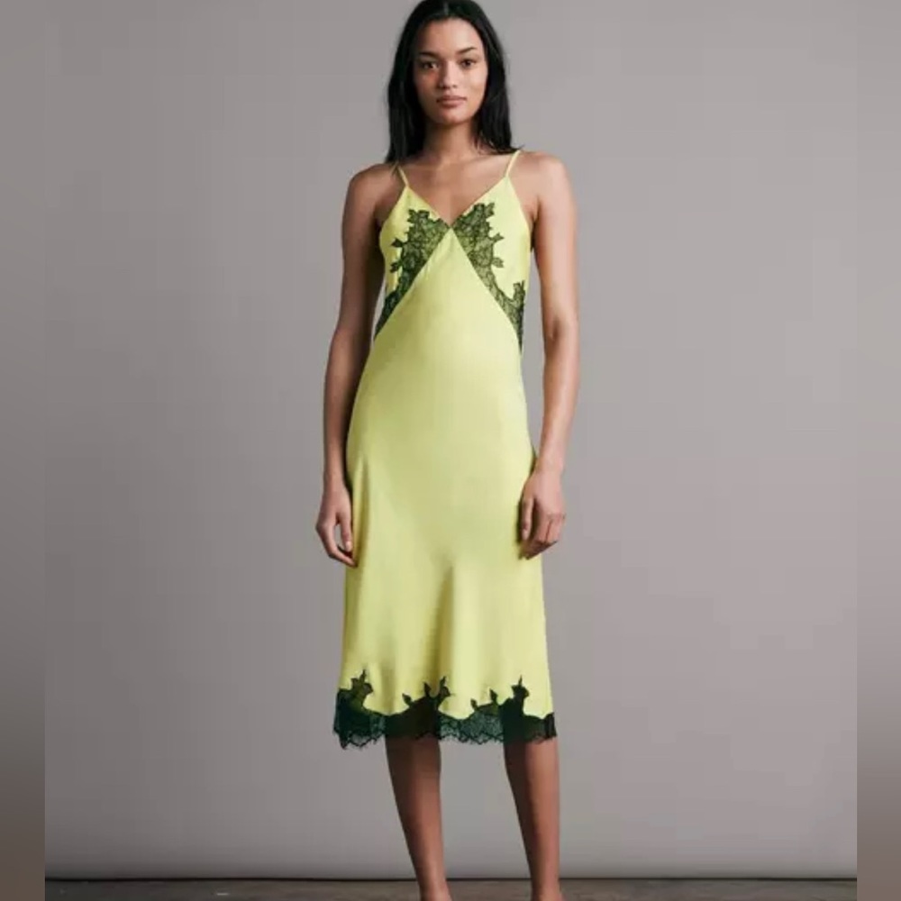 rag & bone Yellow and Green Maxi Dress